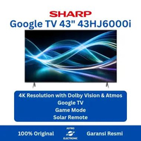 SHARP 43HJ6000i / 4T-C43HJ6000i / 43HJ6000 4K GOOGLE TV 43 Inch TV + Bracket