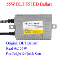 DLT F5 55W Fast Bright Xenon HID Ballast Quick Start Slim Digital Ballast Reactor For Car HID Xenon Headlight Bulb Kit 12V 55W