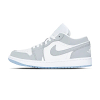 【NIKE 耐吉】WMNS AIR Jordan 1 Low 女鞋 灰白色 男女段 小Dior AJ1 休閒鞋 DC0774-105