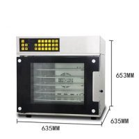 5 Trays Tabletop Electric Convection Oven With Rack Industrial Croissant Oven with Steamer Commerical Digital Convection Oven