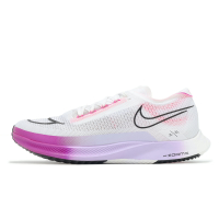 Nike 競速跑鞋 ZoomX Streakfly 男鞋 紫 白 輕量 針織 回彈 馬拉松鞋 運動鞋 DJ6566-104