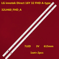 2pcs LED Backlight strip 6 lamp for LG 32"TV 32LW340C 32LF510 32MB17 HD_LF51 LG innotek direct 32inch 32LH60_HD SSC_32inch_HD