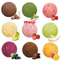 預購 Meiji 明治 日本原裝進口家庭號桶裝冰淇淋2Lx1桶(日本原裝進口任選九種口味/黑貓宅急便配送)