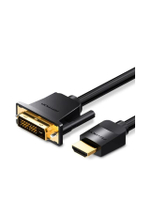 สายเคเบิ้ล HDMI Male To DVI 24+1 Male สีดำ