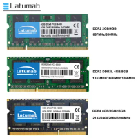 Latumab Memoria RAM DDR4 DDR3 DDR3L DDR2 2GB 4GB 8GB 16GB 667MHz 800MHz 1333MHz 1600MHz 1866MHz 2133MHz 2400MHz 2666MHz 3200MHz
