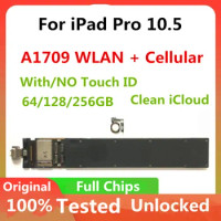 For iPad Pro 10.5 Motherboard A1709 WLAN Cellular Logic Board Clean iCloud 64GB 128GB 256GB Full Chips With / No Touch ID