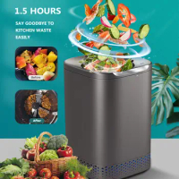 Kitchen Composter Machine Food Waste Disposal Compost Composting Processors Garbage Trash Shredder Can Crusher Handler Processor