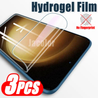3PCS Gel Film For Samsung Galaxy S23 S23+ S22 Ultra S21 Fe S21 Plus Hydrogel Front Screen Protector S23Ultra Not Safety Glass