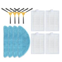 For Okami R120 Side Brush Hepa Filter Mop Cloths Robot Vacuum Cleaner Replacement Spare Parts Parts