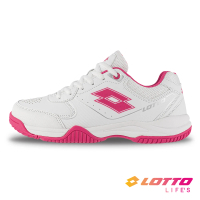 預購 LOTTO 女 SPACE 600 全地形網球鞋(白/桃紅-LT3AWT8583)