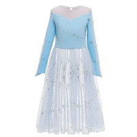 Bộ đồ Elsa 2025 gồm hai món mới với quần băng và thiết kế lưng bộ đồ phong cách công chúa Elsa