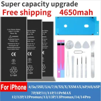 Original High Capacity Rechargeable Batterie for IPhone 11 12 Pro 6S 6 7 8 Plus X XS Max Battery for Iphone Lithium Battery