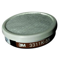 ตลับกรองไอระเหยและกรดแก๊ส เทา 3M 3311K-55