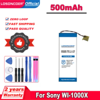 LOSONCOER 500mAh New Battery For Sony WI-1000X WI-1000XM2,WI-C400 Headset