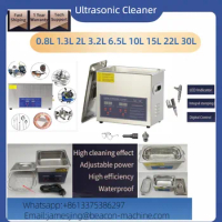 Ultrasonic Cleaning Machine 1.3L 3.2L 6.5L 10L 15L 22L Industrial Oil Degreaser DPF Engine Mini Dishwasher Ultrasound Bath Tank