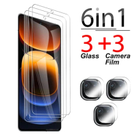 6in1 transparent Lens Screen Protector For vivo iQOO 12 2023 Anti-scratch tempered glass iQOO12 6.78 inches protective glass