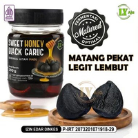 LY Aja Bawang Hitam Tunggal Madu 200g – 400g | Sweet Honey Black Garlic Bawang Hitam Madu - 400