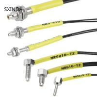 Free Shipping M3M4M6 Diffuse fiber optic wire sensor PRS MRS-310 MRS310-TZ Elbow fiber amplifier Counter reflective fiber