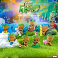 Marvel Hot Toys Ht I Am Groot Season 2 Mini Galaxy Guardian Groot Cosbi Mini Collectible Doll Ornaments Kids Birthday Gifts