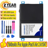 HSABAT 7840mAh Battery For iPad 6 Air 2 A1566 A1567 A1547