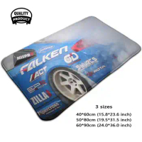 Falken Drift Soft Cushion Car Home Carpet Door Mat Bdc British Champion Drifting Falken Team Smoke Perggals Car
