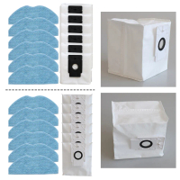 For 360 For Botslab S8 Plus Replacement Bags Mop Pads Parts Accessories