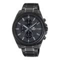 Casio Edifice EFV-610DC-1AVUDF - Jam Tangan Pria Chronograph Stainless Steel Hitam 43.8mm
