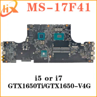 Mainboard For MSI MS-17F41 MS-17F4 Laptop Motherboard i5 i7 9th Gen GTX1650/GTX1650Ti-V4G 100% TEST OK