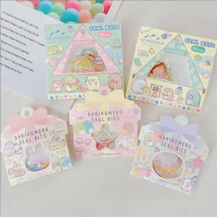 30 pack/lot Bronzing Sumikko Gurashi Washi Stickers Cute Decorative Stationery Sticker Scrapbooking DIY Diary Label wholesale