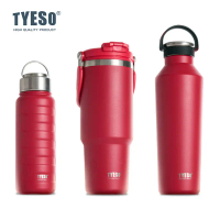 [Limited] TYESO Burgundy Red Collection Vacuum Insulated Tumbler (360ml/750ml/900ml) TS-8833/01002/0