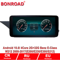 Android10.0 Car GPS Navigation Multimedia Player for Benz E Class W212 E200 E230 E260 E300 S212 2009-2015