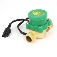 0.75-5L/Min 120W 3/4PT to 1/2PT F/M Thread Brass Water Flow Rate Sensor Counter