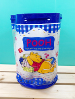 【震撼精品百貨】Winnie the Pooh 小熊維尼~迪士尼防水縮口收納袋/手提袋-維尼藍#16760