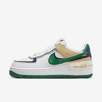 Nike W AF1 Shadow [DZ1847-102] 女 休閒鞋 經典 復古 厚底 緩震 舒適 低筒 穿搭 白綠
