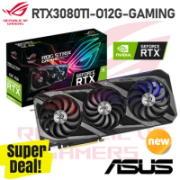 ASUS GDDR6X Graphics Card TUF ROG STRIX RTX3080Ti O12G Gaming 384bit rtx3080ti 12gb Video Card Desktop GPU Support AMD Intel New