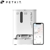PETKIT Smart Feeder Fresh Element Gemini 2L + 3L 2 Containers 3 Modes Cats Dogs Automatic Food Dispenser