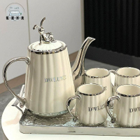 免運 水杯 家用杯 杯子 馬克杯 陶瓷杯 ins高顏值陶瓷水具套裝茶具簡約創意家用客廳水壺水杯茶壺茶杯特惠/工廠現貨 店長推薦 全館折扣 售後保障 m5322