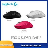 Logitech G Pro X Superlight 2 Bluetooth Wireless Gaming Wireless Mouse, 60g weight, Hero 2 Sensor, Type C Charging