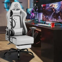 Gaming Chairs with Footrest, Ergonomic High Back Gaming Chair for Adults Teens, Reclining Computer Chair with Headrest &amp; Lumbar