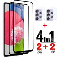 4-in-1 Tempered Glass For Samsung Galaxy A52s A52 5G Screen Protector Camera Lens Film For Samsun A 52s 52 Protective Glass