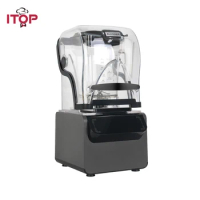 ITOP Heavy Duty Commercial Blender Ice Smoothies Crusher Food Mixer Juicer Food Processor With Reprograming Function