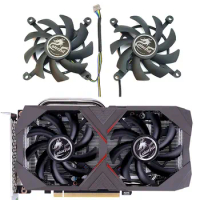 NEW 1LOT 85MM 4PIN RTX 2060 2060S GPU Fan，For Colorful GeForce GTX 1660TI 1660S 1650S 1650 Graphics card cooling fan