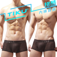 TIKU 梯酷 ~ 會呼吸的竹纖維 型男平口男內褲-黑 (BH1192)