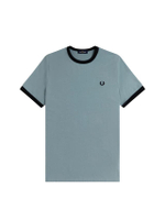 เสื้อยืดผู้ชาย RINGER T-SHIRT สีน้ำเงิน