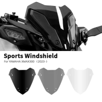 Motorcycle Sports Visor Windshield Windscreen Wind Shield Deflectore Screen For YAMAHA XMAX300 X-MAX 300 XMAX X MAX 2023 2024-