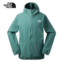 The North Face M NEW ZEPHYR WIND JACKET-AP男風衣外套-綠-NF0A7WCYI0F