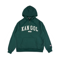 【KANGOL】 中性刷毛帽T 連帽長袖T恤 男女 - 6355105072