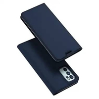 Case OPPO Reno 6 Pro 5G | Reno 6 5G - Dux Ducis Original Premium Flip Leather Casing Reno 6 5G Blue