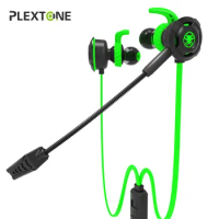 Plextone G30 Gaming Headset With Microphone Earphone Headphone Phone PC Laptop Original Genuine For Gamer 3.5MM Earbuds