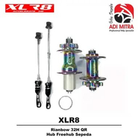 XLR8 Hub Freehub 32H QR Rainbow Hub Freehub Sepeda